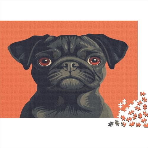 French BullHund Puzzle 1000 Teile,Puzzle Für Erwachsene, Impossible Puzzle,Puzzle Farbenfrohes Legespiel,GesKükenlichkeitsspiel Für Die Ganze Familie Puzzel 1000pcs (75x50cm) von BIYQBWPLX