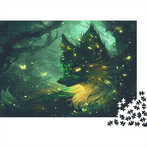 Jungle Fuchs Puzzle 1000 Teile Puzzle Erwachsene Schwieriges Schwer Puzzle Für Erwachsene Und Kinder Ab 14 Jahren Puzzel 1000pcs (75x50cm) von BIYQBWPLX