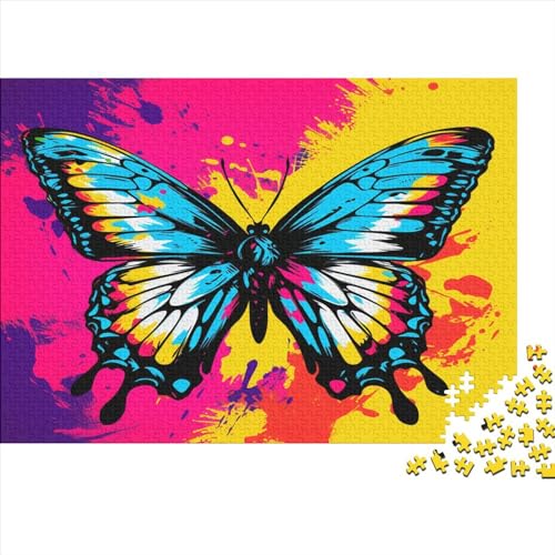 Schmetterling Puzzle 1000 Teile Für Erwachsene Und Kinder Ab 14 Jahrenfür Stressabbauer Puzzlespiel Erwachsenen Puzzlespiel Puzzel 1000pcs (75x50cm) von BIYQBWPLX