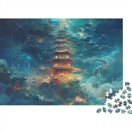 Turm Puzzle 1000 Teile Puzzles Für Erwachsene Klassische Puzzles 1000 Teile Erwachsene Puzzlespiel Erwachsene 1000 Teile Erwachsenen Puzzlespiel Puzzel 1000pcs (75x50cm) von BIYQBWPLX