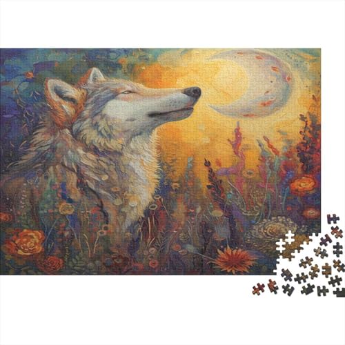 Wolf Puzzle 1000 Teile Puzzles Für Erwachsene Klassische Puzzles 1000 Teile Erwachsene Puzzlespiel Erwachsene 1000 Teile Erwachsenen Puzzlespiel Puzzel 1000pcs (75x50cm) von BIYQBWPLX