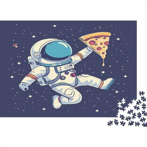 Astronaut Puzzle 1000 Teile Für Erwachsene Und Kinder Ab 14 Jahren Für Stressabbauer Puzzel 1000pcs (75x50cm) von BIZLCHSYU