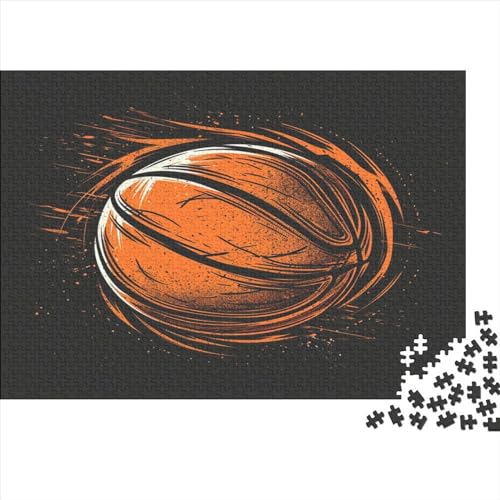 Basketball 1000 Teile Puzzle Für Erwachsene, Hochwertige Recycelbare MateriAußerirdische Und Druck Puzzlespiel, Familienspiel, Geschenk Für Liebhaber Oder Freunde Puzzel 1000pcs (75x50cm) von BIZLCHSYU