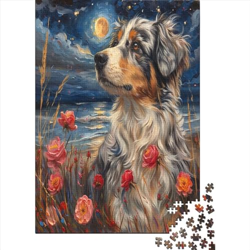 Bernese Mountain Hund 1000 Stück Puzzles Für Erwachsene Teenager Stress Abbauen Familien-Puzzlespiel 1000-teiliges Puzzle Kinder Lernspiel Spielzeug Geschenk Puzzel 1000pcs (75x50cm) von BIZLCHSYU