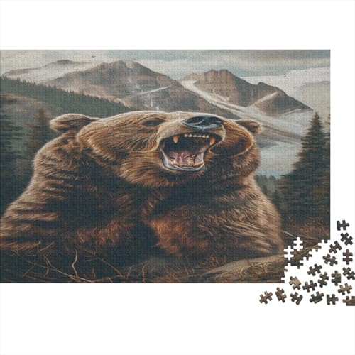 Brown Bär Puzzle 1000 Teile Puzzle Für Erwachsene Und Kinder Ab 14 Jahren Puzzel 1000pcs (75x50cm) von BIZLCHSYU