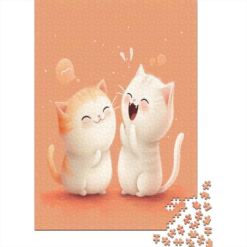 Cute Kat 1000 Stück Puzzle Für Erwachsene 1000 Stück Puzzle Für Erwachsene-Crazy Süßigkeiten-1000 Stück Puzzle Große Puzzles Kinder Lernspiel Spielzeug Geschenk Puzzel 1000pcs (75x50c von BIZLCHSYU