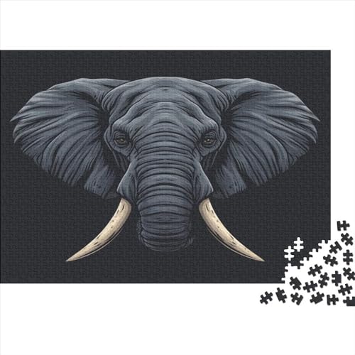 Elefant 1000 Stück Puzzle Für Erwachsene 1000 Stück Puzzle Für Erwachsene-Crazy Süßigkeiten-1000 Stück Puzzle Große Puzzles Kinder Lernspiel Spielzeug Geschenk Puzzel 1000pcs (75x50c von BIZLCHSYU