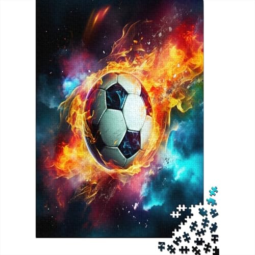 Fußball Puzzle 1000 Teile Puzzles Für Erwachsene Klassische Puzzles 1000 Teile Erwachsene Puzzlespiel Erwachsene 1000 Teile Erwachsenen Puzzlespiel Puzzel 1000pcs (75x50cm) von BIZLCHSYU