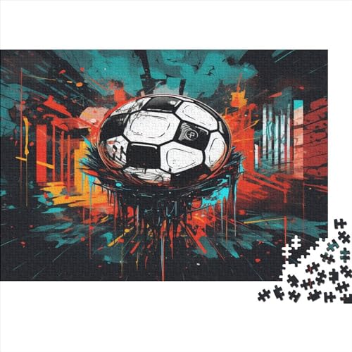 Fußball Puzzlespiel 1000 Teile Für Erwachsene, Einzigartige Kunstwerke Und Vorlage - Geburtstagsgeschenk - Spaßige Puzzles Mit Überraschung Von Puzzle in A Bag Puzzel 1000pcs (75x50cm) von BIZLCHSYU