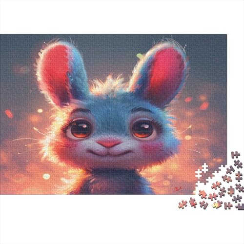 Kaninchen Puzzle 1000 Teile,Puzzle Für Erwachsene, Impossible Puzzle, GesKükenlichkeitsspiel Für Die Ganze Familie,Puzzle Legespiel- Erwachsenenpuzzle Puzzel 1000pcs (75x50cm) von BIZLCHSYU