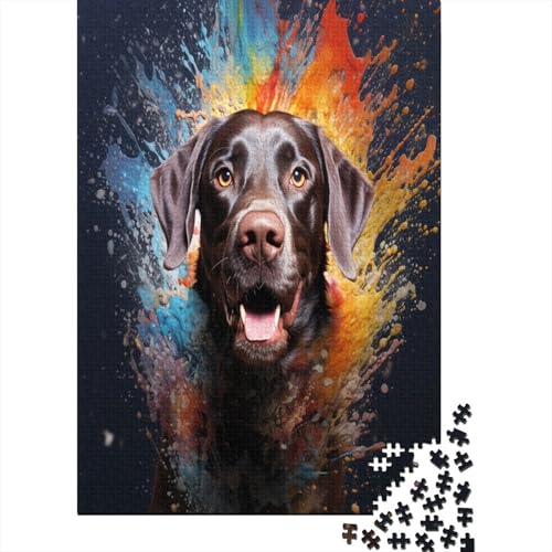 Labradorhund 1000 Stück Puzzle Für Erwachsene 1000 Stück Puzzle Für Erwachsene-Crazy Süßigkeiten-1000 Stück Puzzle Große Puzzles Kinder Lernspiel Spielzeug Geschenk Puzzel 1000pcs (75 von BIZLCHSYU