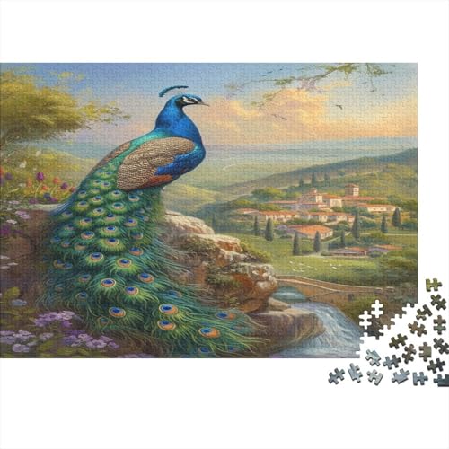 PeaSchwanz Puzzle 1000 Teile,Puzzle Für Erwachsene, Impossible Puzzle, Geschicklichkeitsspiel Für Die Ganze Familie,Puzzle Legespiel- Erwachsenenpuzzle Puzzel 1000pcs (75x50cm) von BIZLCHSYU