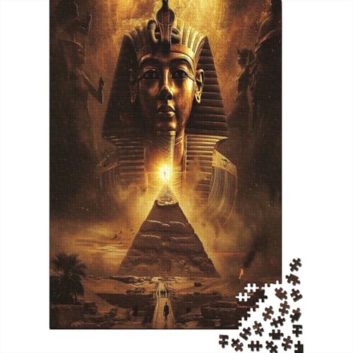 Pharao Puzzle 1000 Teile Puzzle Erwachsene Schwieriges Schwer Puzzle Für Erwachsene Und Kinder Ab 14 Jahren Puzzel 1000pcs (75x50cm) von BIZLCHSYU