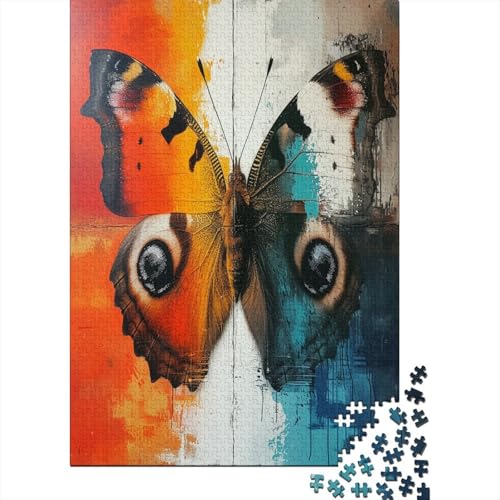 Schmetterling 1000 Teile Puzzle, Puzzles Für Erwachsene, 1000 Teile Puzzlespiel Für Jugendliche & Erwachsene Puzzlespiel Puzzel 1000pcs (75x50cm) von BIZLCHSYU