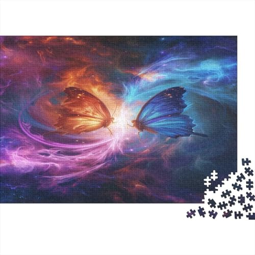 Schmetterling Puzzlespiel 1000 Teile Puzzle Für Erwachsene Und Kinder Ab 14 Jahren, Puzzle Erwachsenen Puzzlespi Puzzel 1000pcs (75x50cm) von BIZLCHSYU