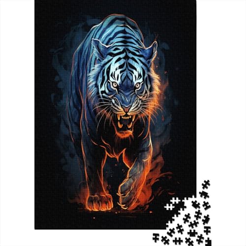 Tiger Puzzle 1000 Teile Puzzle Erwachsene Schwieriges Schwer Puzzle Für Erwachsene Und Kinder Ab 14 Jahren Puzzel 1000pcs (75x50cm) von BIZLCHSYU