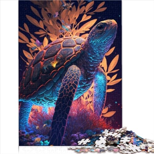 1000 Teile Puzzle Geister der Natur Kinderpuzzle für Kinder für Erwachsene und Kinder Holzpuzzles Familienpuzzlespiel 500 Teile (52 x 38 cm) von BIZOCA