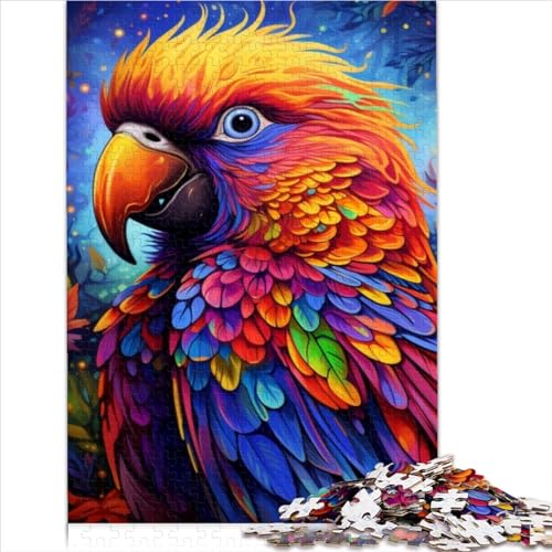 1000 Teile Puzzle Tiere Vögel Papageien Puzzle für Erwachsene für Erwachsene und Jugendliche Holzbrettpuzzle 1000 Teile (75x50cm) von BIZOCA
