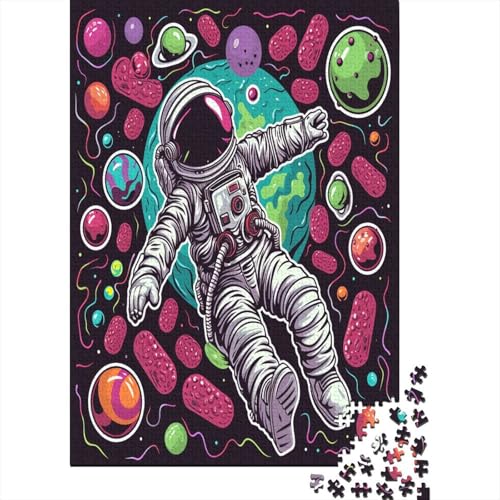 Astronaut Puzzle 1000 Teile, Puzzle mit 1000 Teilen für Erwachsene, Jigsaw Puzzle 1000 Teile, Puzzle für Erwachsene, Puzzles für Kinder, klassische Puzzles 1000 Stück (75 x 50 cm) von BJLZGUDFV