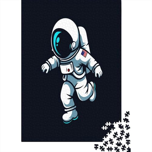 Astronaut Puzzle für Erwachsene, 1000 Teile, nachhaltig, pädagogisch, Puzzlespiele für die Wanddekoration der Erwachsenenfamilie, 1000 Stück, 1000 Stück (75 x 50 cm) von BJLZGUDFV