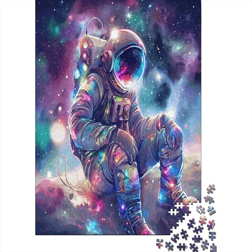 Astronaut Puzzle mit 1000 Teilen für Erwachsene, unmögliches Geschicklichkeitsspiel für die ganze Familie, anspruchsvolle Puzzlespiele, tolles Geschenk für Erwachsene, 1000 Stück (75 x 50 cm) von BJLZGUDFV