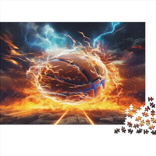 Basketball Puzzlespiel 1000 Teile Puzzle Für Erwachsene Und Kinder Ab 14 Jahren, Erwachsenen Puzzlespiel Puzzel 1000pcs (75x50cm) von BJLZGUDFV