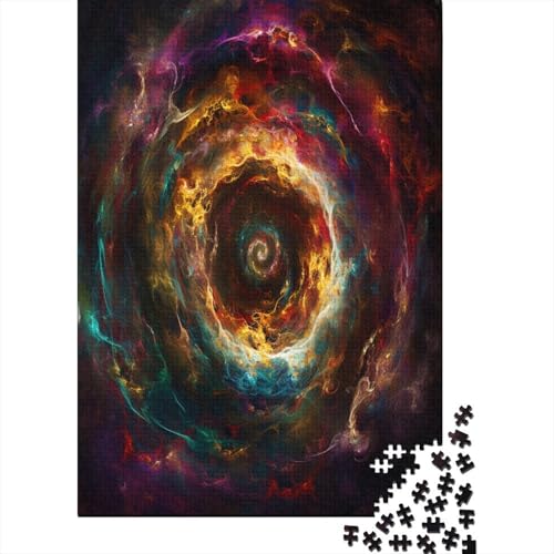 Black Hole Puzzle für Erwachsene Holzpuzzle 1000 Teile Entspannendes Puzzle Geschenk Für Erwachsene Puzzle 1000 Teile Puzzlespiel Heimdekoration 1000 Stück (75 x 50 cm) von BJLZGUDFV