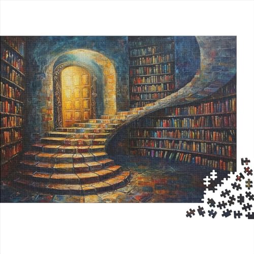 Bücherregal Puzzle 1000 Teile Für Erwachsene Und Kinder Ab 14 Jahren Für Stressabbauer Puzzel 1000pcs (75x50cm) von BJLZGUDFV