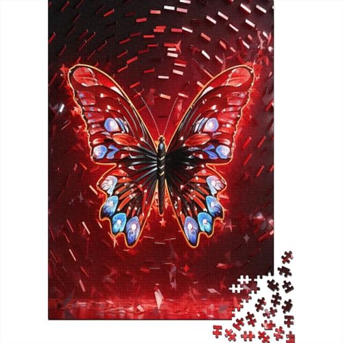 Butterfly Puzzle mit 1000 Teilen für Erwachsene, unmöglich, Geschicklichkeitsspiel für die ganze Familie, anspruchsvolle Puzzlespiele, tolles Geschenk für Erwachsene, 1000 Stück (75 x 50 cm) von BJLZGUDFV