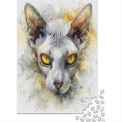 Cat Educa Adult 1000 Puzzle 1000 Karton Puzzle Educa Genuini Puzzle für Erwachsene und Jugendliche Puzzles-Liebhaber 1000 Teile (75 x 50 cm) von BJLZGUDFV