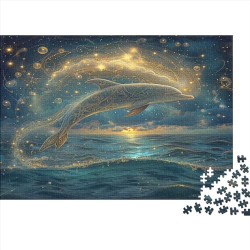 Delphin 1000 Teile Puzzle, Puzzles Für Erwachsene, 1000 Teile Puzzlespiel Für Jugendliche & Erwachsene Puzzlespiel Puzzel 1000pcs (75x50cm) von BJLZGUDFV