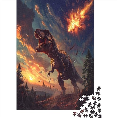 Dinosaurier Puzzle 1000 Teile,Puzzle Für Erwachsene, Impossible Puzzle, Geschicklichkeitsspiel Für Die Ganze Familie,Puzzle Legespiel- Erwachsenenpuzzle Puzzel 1000pcs (75x50cm) von BJLZGUDFV