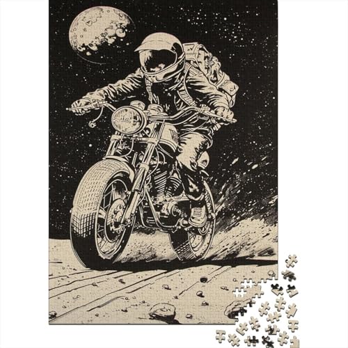 Dirt Bike 1000 Teile Erwachsene Puzzle Rätsel Unmöglich anspruchsvolles pädagogisches Spiel Puzzle 1000 Teile für Erwachsene Hausdekoration 1000 Stück (75 x 50 cm) von BJLZGUDFV