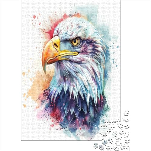 Eagle Puzzle mit 1000 Teilen für Erwachsene, unmögliches Geschicklichkeitsspiel für die ganze Familie, anspruchsvolle Puzzlespiele, tolles Geschenk für Erwachsene, 1000 Stück (75 x 50 cm) von BJLZGUDFV