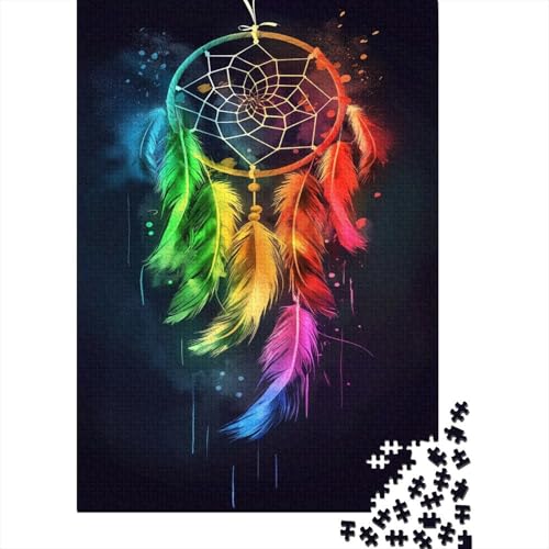 Feather Puzzle 1000 Teile Puzzle für Erwachsene Holzpuzzle Lernspiel Für Erwachsene Herausforderung Spielzeug Geschenk Für Alle Frauen Und Männer 1000 Stück (75x50cm) von BJLZGUDFV