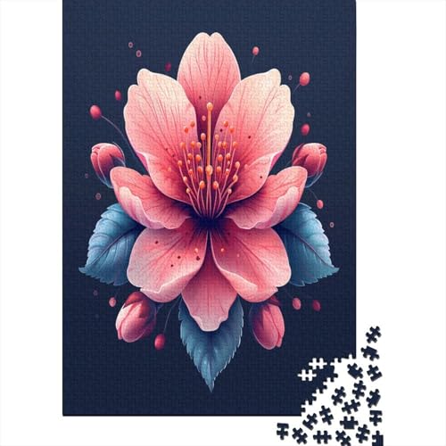 Flowers Puzzle für Erwachsene Holzpuzzle 1000 Teile Entspannendes Puzzle Geschenk Für Erwachsene Puzzle 1000 Teile Puzzlespiel Wohnkultur 1000 Stück (75 x 50 cm) von BJLZGUDFV