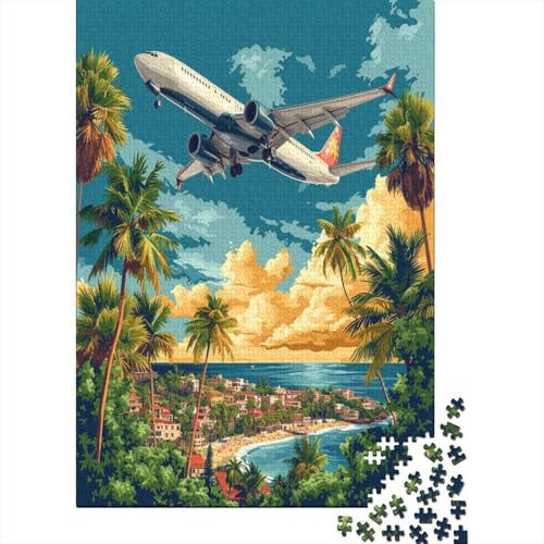 Flugzeug Puzzle 1000 Teile Erwachsene, Puzzlespiel Jigsaw Puzzles Erwachsenen Puzzlespiel Puzzel 1000pcs (75x50cm) von BJLZGUDFV