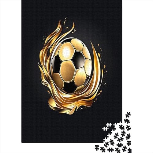 Football Puzzle Für Erwachsene Holzpuzzle 1000 Teile Entspannendes Puzzle Geschenk Für Erwachsene Puzzle 1000 Teile Puzzlespiel Heimdekoration 1000 Stück (75 x 50 cm) von BJLZGUDFV