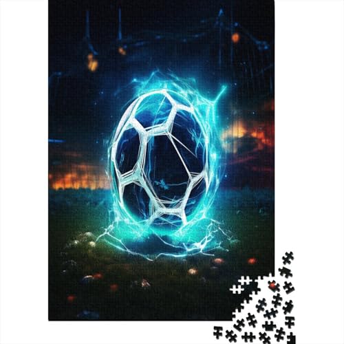 Fußball-Puzzle mit 1000 Teilen für Erwachsene, unmöglich, Geschicklichkeitsspiel für die ganze Familie, anspruchsvolle Puzzlespiele, tolles Geschenk für Erwachsene, 1000 Stück (75 x 50 cm) von BJLZGUDFV