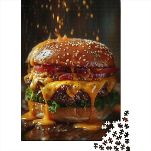 Hamburger Puzzle für Erwachsene Puzzle mit 1000 Teilen für Erwachsene Spielgeschenk Puzzle mit 1000 Teilen eine gute Wahl für Puzzle-Liebhaber zum Entspannen 1000 Stück (75 x 50 cm) von BJLZGUDFV