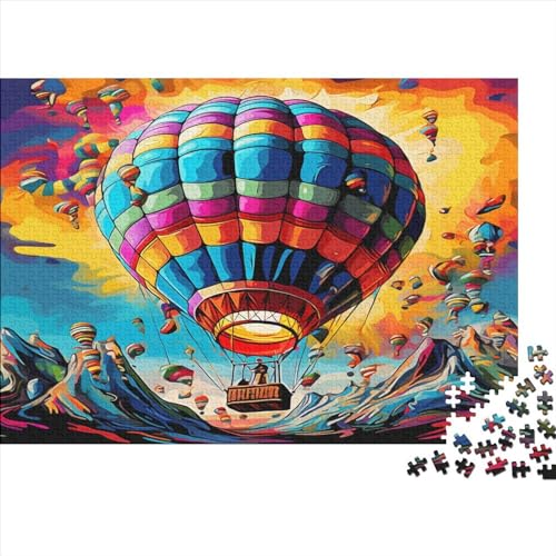 Heißluftballon Puzzlespiel 1000 Teile Puzzles Für Erwachsene Lernspiel Herausforderung Spielzeug 1000 Teile Puzzles Für Erwachsene Kinder Erwachsenen Puzzlespiel Puzzel 1000pcs (75x50cm) von BJLZGUDFV