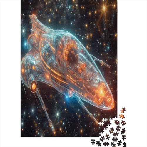 Interstellare Raumschiffe Puzzlespiel 1000 Teile Puzzle Für Erwachsene Und Kinder Ab 14 Jahren, Puzzle-Motiv Erwachsenen Puzzlespiel Puzzel 1000pcs (75x50cm) von BJLZGUDFV