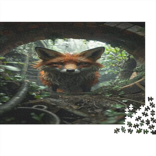 Jungle Fuchs Puzzle 1000 Teile Puzzle Für Erwachsene Und Kinder Ab 14 Jahren,Puzzlespiel Erwachsenen Puzzlespiel Puzzel 1000pcs (75x50cm) von BJLZGUDFV