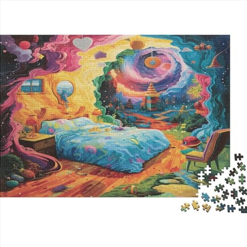 Kosmische Planeten Puzzle 1000 Teile,Puzzle Für Erwachsene, Impossible Puzzle,Puzzle Farbenfrohes Legespiel,GesKükenlichkeitsspiel Für Die Ganze Familie Puzzel 1000pcs (75x50cm) von BJLZGUDFV