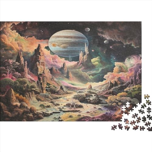 Kosmische Planeten Puzzle 1000 Teile Puzzles Für Erwachsene Klassische Puzzles 1000 Teile Erwachsene Puzzlespiel Erwachsene 1000 Teile Erwachsenen Puzzlespiel Puzzel 1000pcs (75x50cm) von BJLZGUDFV