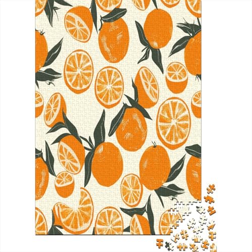 Lemons And Oranges Puzzle mit 1000 Teilen für Erwachsene, 1000-teiliges Puzzle für die Heimdekoration, Familienpuzzle zum Dekorieren von Geschenken, anspruchsvolles Spiel 1000 Stück (75 x 50 cm) von BJLZGUDFV