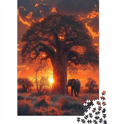 Life Tree Puzzle für Erwachsene Holzpuzzle 1000 Teile Entspannendes Puzzle Geschenk Für Erwachsene Puzzle 1000 Teile Puzzlespiel Wohnkultur 1000 Stück (75 x 50 cm) von BJLZGUDFV