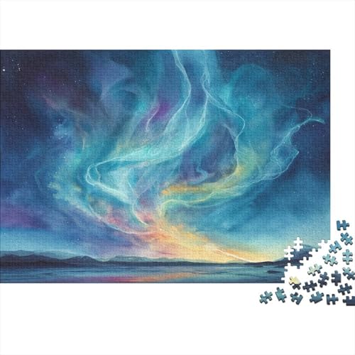 Nordlichter Puzzle 1000 Teile Puzzles Für Erwachsene Lernspiel Herausforderungsspielzeug 1000-teilige Puzzlespiel Für Erwachsene Kinder Puzzel 1000pcs (75x50cm) von BJLZGUDFV