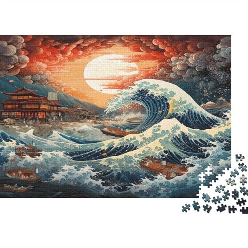 Ozean Wave Puzzle 1000 Teile Puzzle Für Erwachsene Und Kinder Ab 14 Jahren Puzzel 1000pcs (75x50cm) von BJLZGUDFV