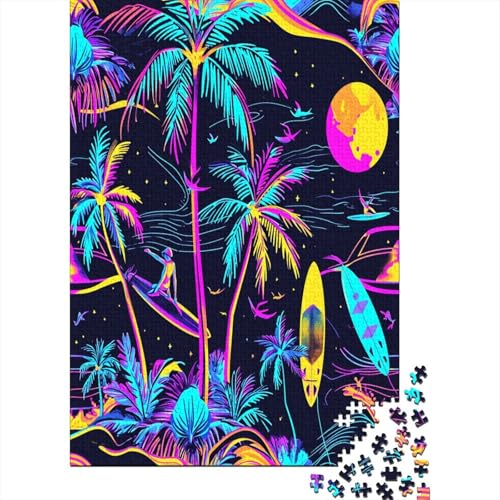 Palm Trees Educa Adult 1000 Puzzle 1000 Karton Puzzle Educa Genuini Puzzle für Erwachsene und Jugendliche Puzzles-Liebhaber 1000 Teile (75 x 50 cm) von BJLZGUDFV